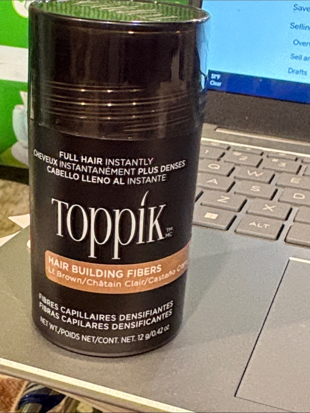 Toppik - Hair Building Fibers - Light Brown - Instant Hair Thickening